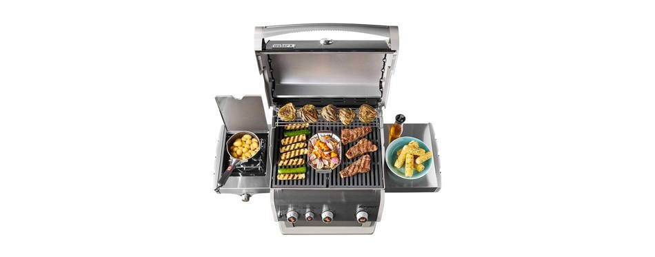 weber spirit e330 lp black grill