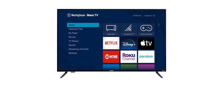 westinghouse 50" class led 4k smart roku tv