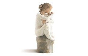 willow tree guardian sculpted hand-painted figure