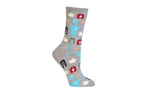 women's novelty casual crew socks