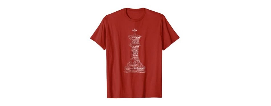 word art chess king word cloud chess shirt