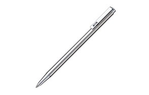 Zebra Mini Ballpoint Pen T-3, Black Ink, Silver