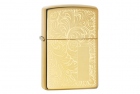 Zippo Lighter Venetian High Polish Brass